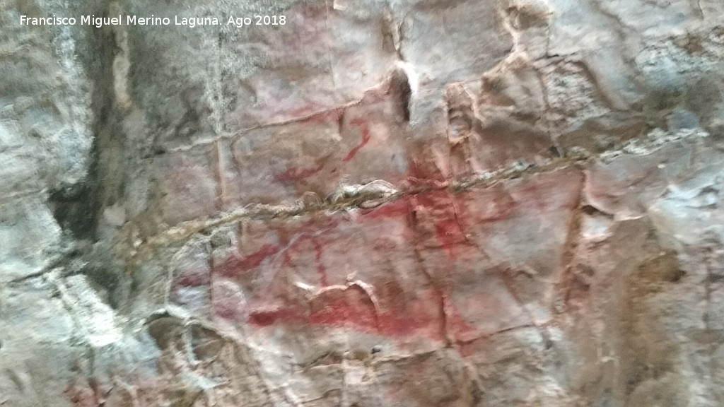 Pinturas rupestres y grabados de la Cueva de Mingo Lpez - Pinturas rupestres y grabados de la Cueva de Mingo Lpez. 