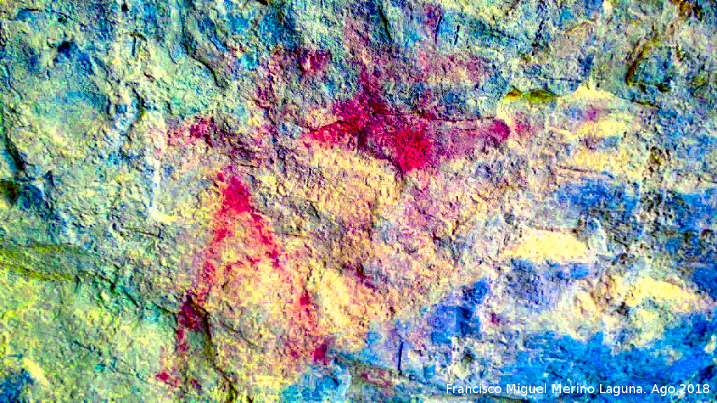 Pinturas rupestres y grabados de la Cueva de Mingo Lpez - Pinturas rupestres y grabados de la Cueva de Mingo Lpez. 