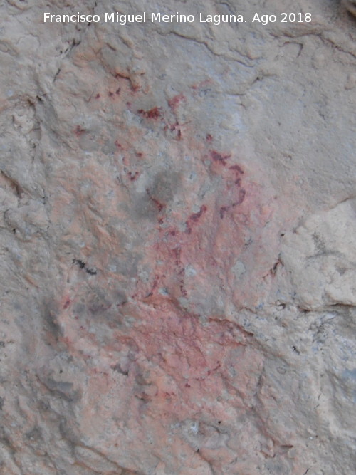 Pinturas rupestres del Abrigo de Piedra Redonda II - Pinturas rupestres del Abrigo de Piedra Redonda II. 