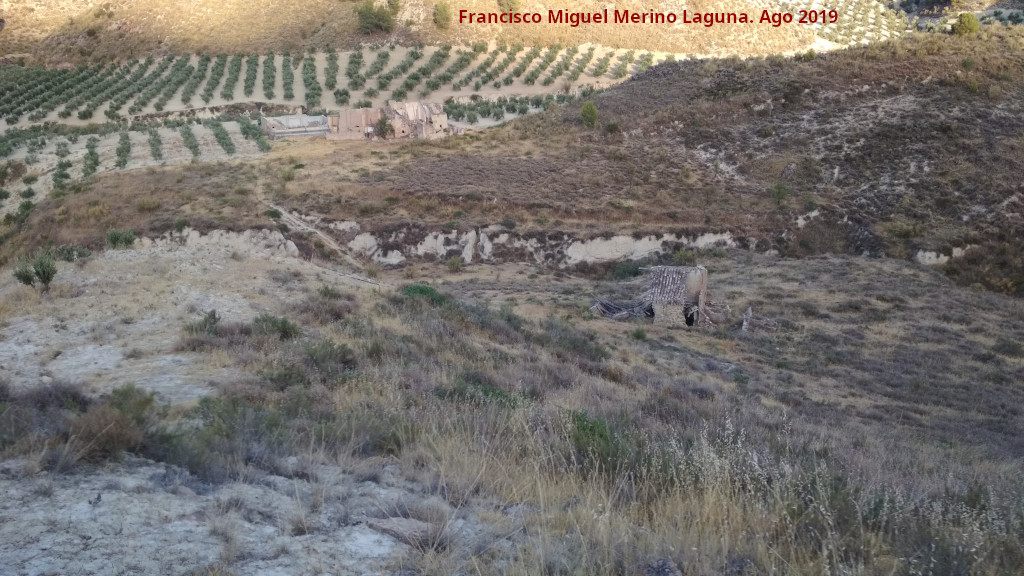 Cortijo Nebln - Cortijo Nebln. Cortijo Nebln y Cortijo del Castillejo de Nebln desde el Castillo de Nebln