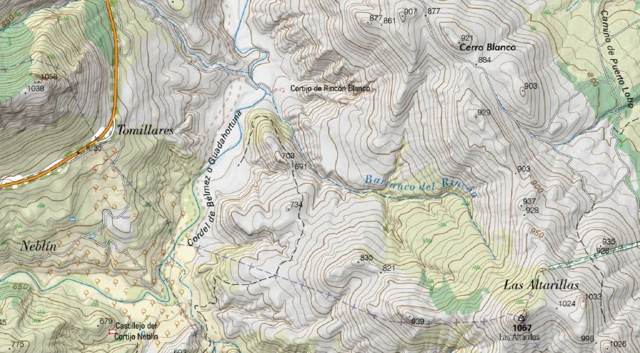 El Rincn - El Rincn. Mapa