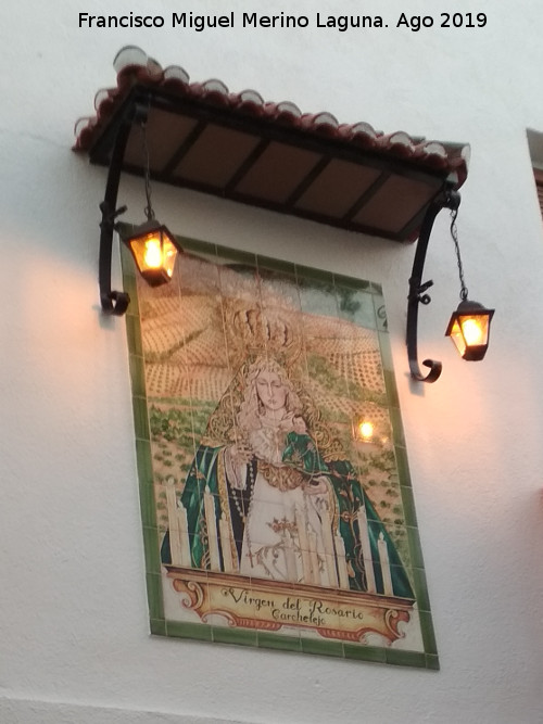 Hornacina de la Virgen del Rosario - Hornacina de la Virgen del Rosario. 