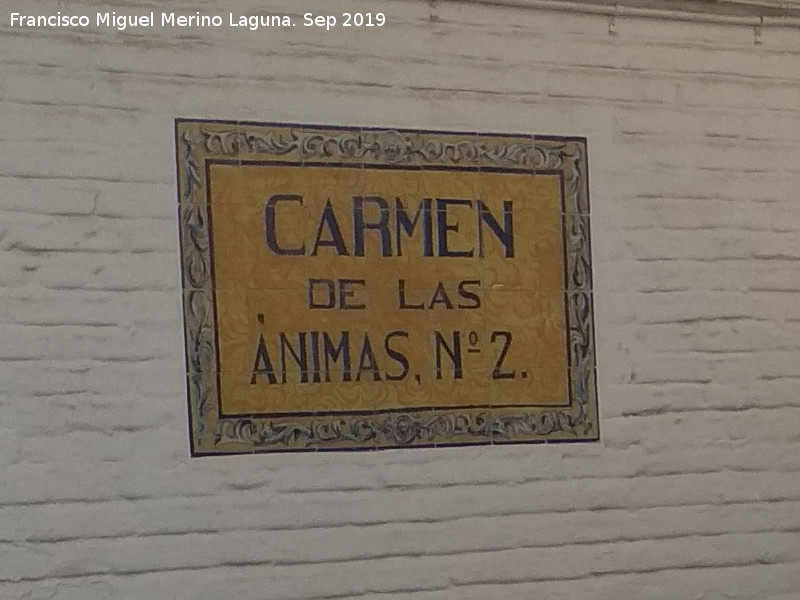 Carmen de las nimas - Carmen de las nimas. Azulejos