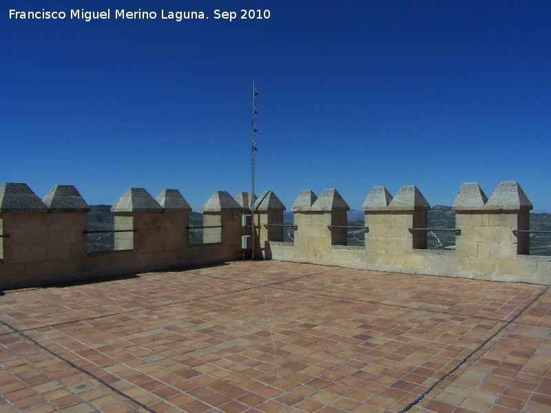 La Mota. Torre del Homenaje - La Mota. Torre del Homenaje. Azotea