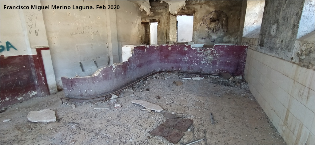 Grafiti de Belin de la Cantina de la Cruz - Grafiti de Belin de la Cantina de la Cruz. Situaci�n