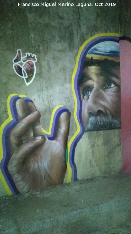 Graffiti de la Esposa del Minero y el Minero de la Cruz - Graffiti de la Esposa del Minero y el Minero de la Cruz. 