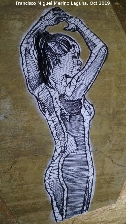 Graffiti Desnudo de la Cruz - Graffiti Desnudo de la Cruz. 