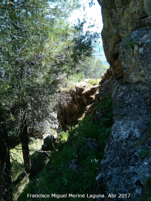 Castillo de la Yedra - Castillo de la Yedra. Restos