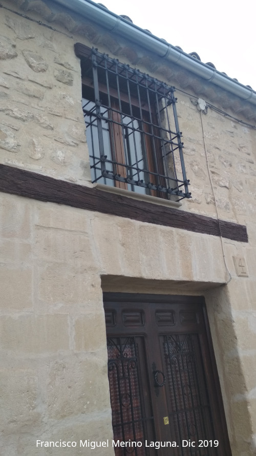 Casa de la Calle Currucote n� 4 - Casa de la Calle Currucote n� 4. Ventana y dintel
