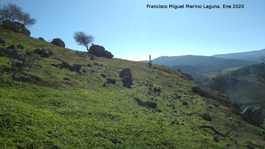 Abrigo de la Gineta - Abrigo de la Gineta. Vistas hacia la Cruz de la Gineta