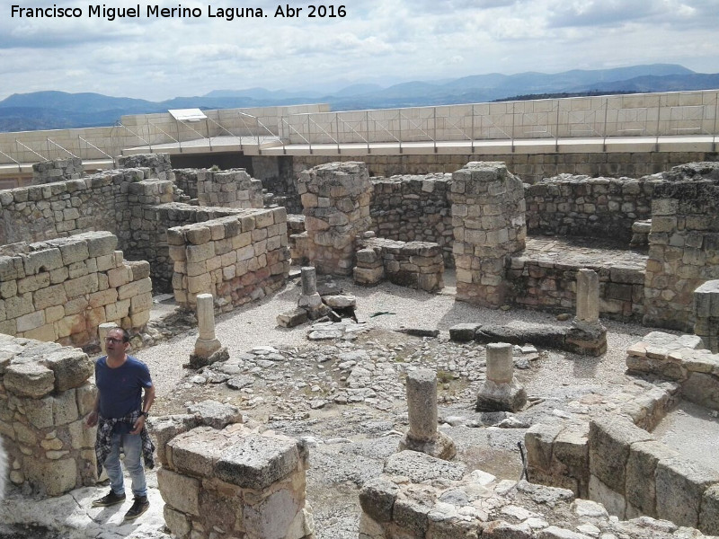 La Mota. Palacio fortificado de los Said - La Mota. Palacio fortificado de los Said. Patio