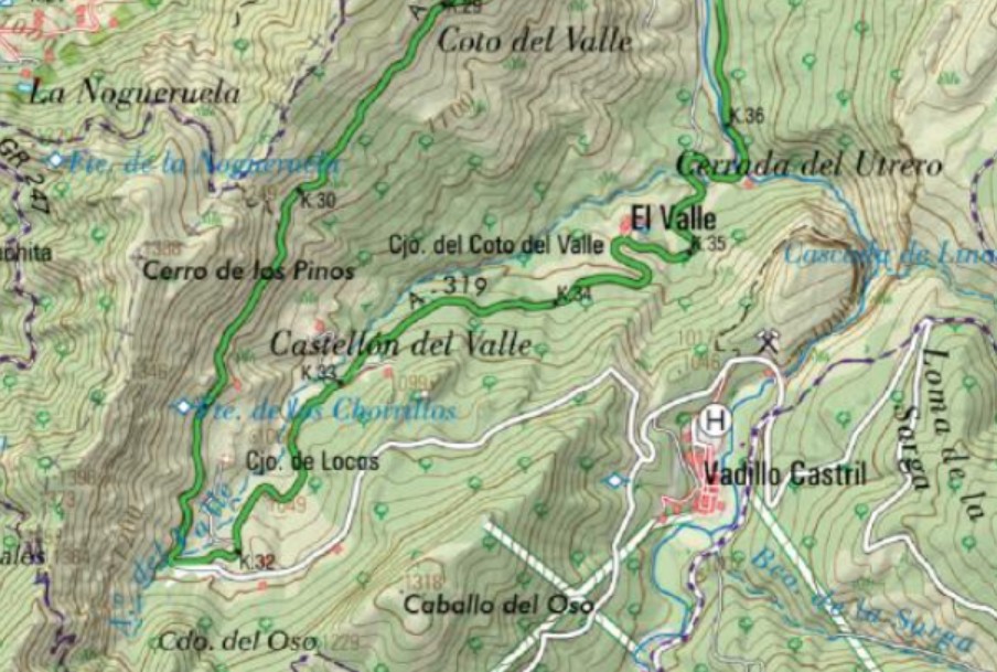 El Valle - El Valle. Mapa