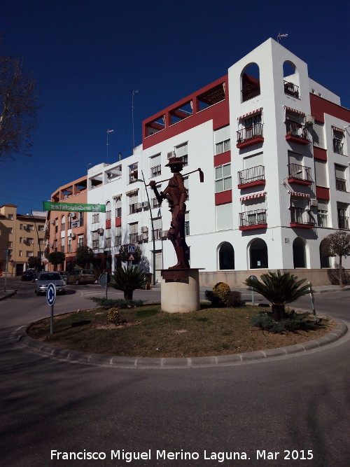 Monumento al Hortelano - Monumento al Hortelano. Rotonda