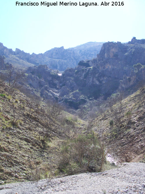 Cabecera del Ro Albanchez - Cabecera del Ro Albanchez. Paraje de la Caldera del To Lobo y Pea Blanca