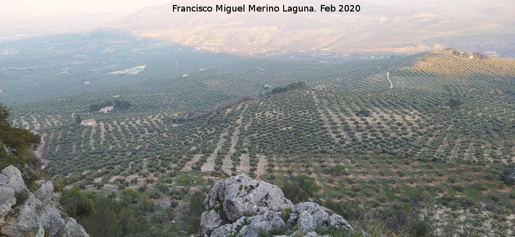 Pinturas rupestres Abrigo Este de las Pe�as de Castro VI - Pinturas rupestres Abrigo Este de las Pe�as de Castro VI. Vistas