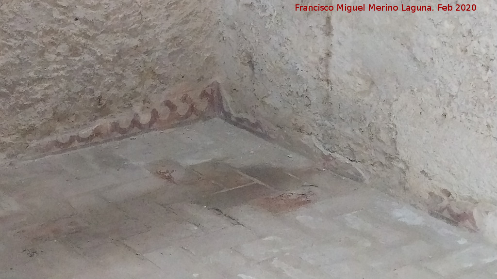 Alc�zar de Jerez. Ba�os �rabes - Alc�zar de Jerez. Ba�os �rabes. Restos de pinturas murales