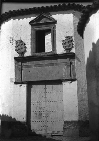 Casa solariega de la Calle del Prncipe - Casa solariega de la Calle del Prncipe. Foto antigua