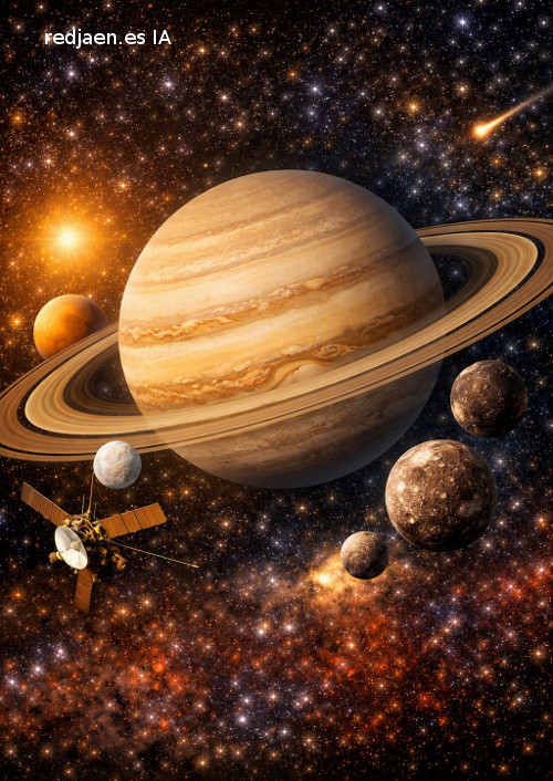 Saturno - Saturno. Imagen creada con Copilot