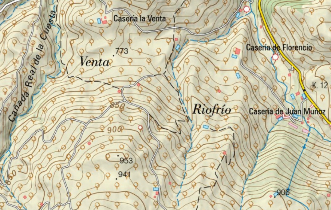Arroyo de la Venta - Arroyo de la Venta. Mapa
