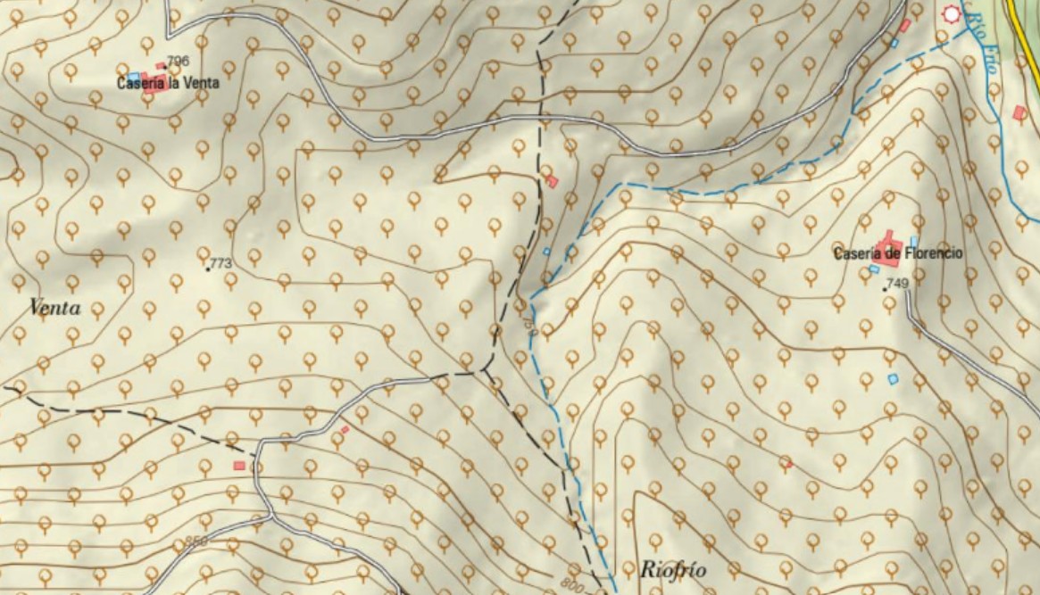 Alberca del Arroyo de la Venta - Alberca del Arroyo de la Venta. Mapa