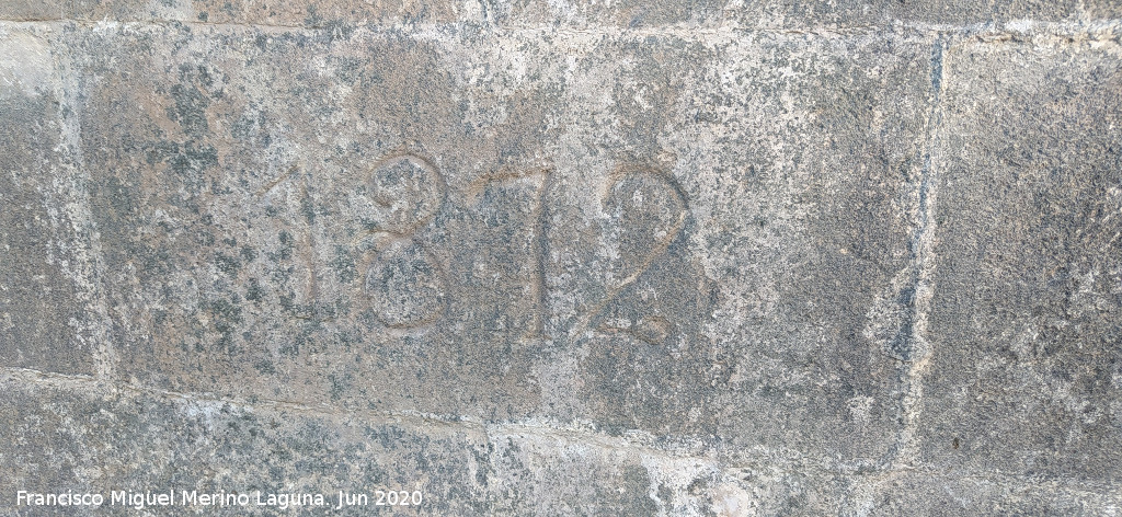 Aljibe de Fuente Nueva - Aljibe de Fuente Nueva. A�o 1812
