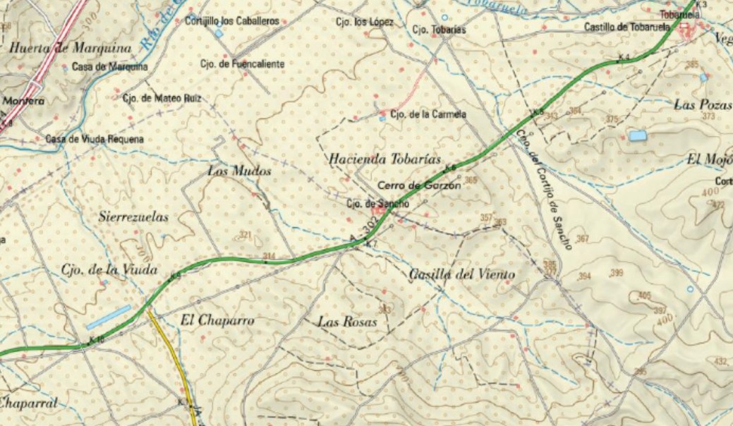 Cortijo de Sancho - Cortijo de Sancho. Mapa
