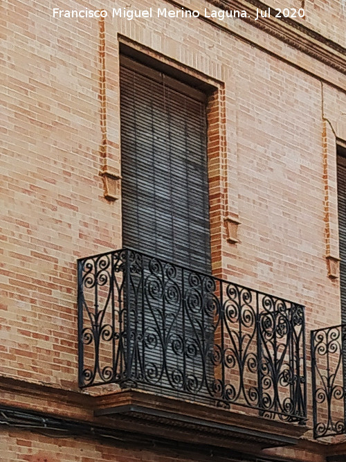 Casa de la Avenida de la Constituci�n n� 62 - Casa de la Avenida de la Constituci�n n� 62. Balc�n