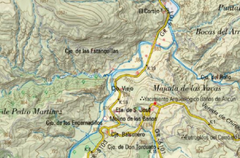 Cortijo de las Estaquillas - Cortijo de las Estaquillas. Mapa