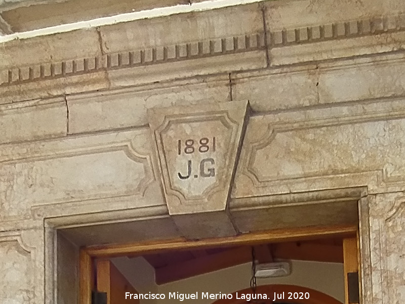 Casa de la Plaza de Espa�a n� 6 - Casa de la Plaza de Espa�a n� 6. A�o 1881