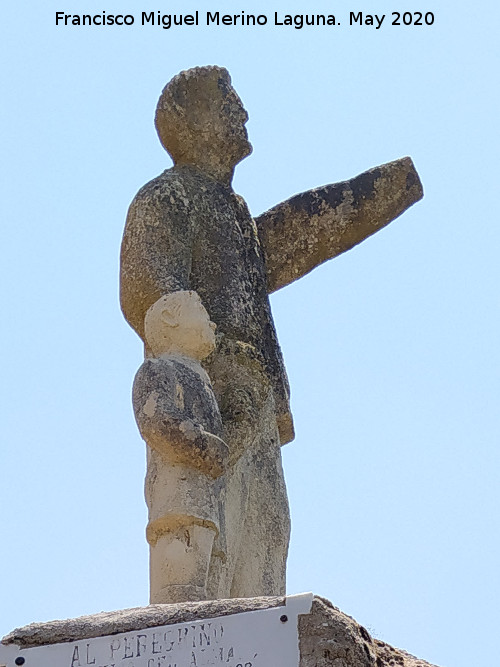 Monumento al Peregrino - Monumento al Peregrino. Estatua
