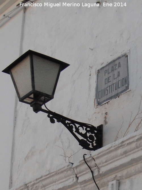 Plaza de la Constitucin - Plaza de la Constitucin. Placa
