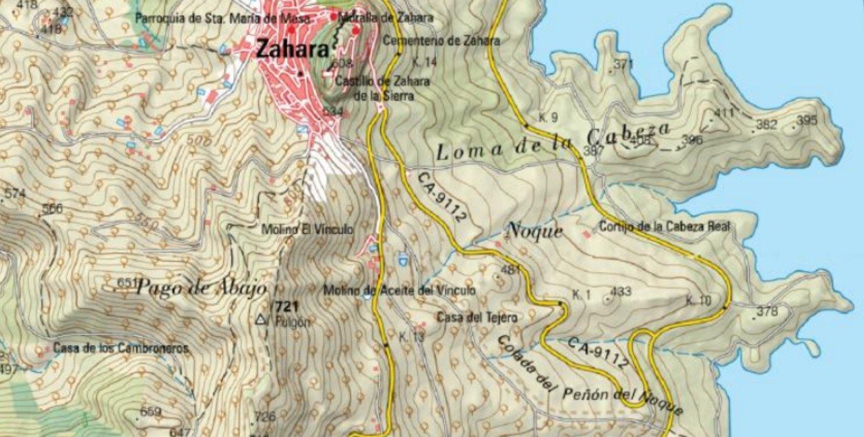 Cerro Pulg�n - Cerro Pulg�n. Mapa