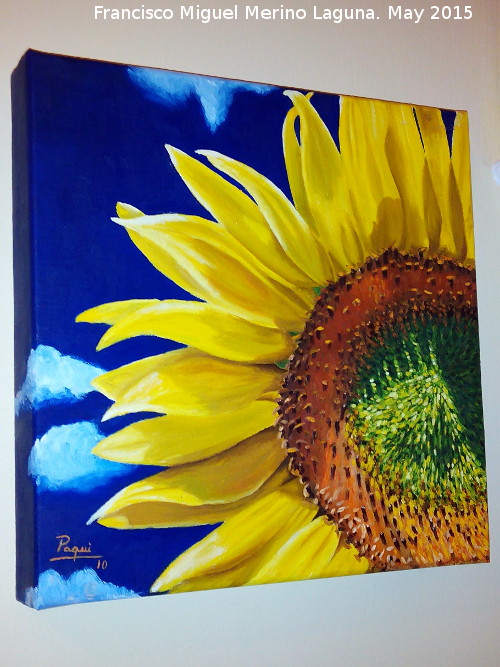 Girasol - Girasol. Cuadro de Paqui