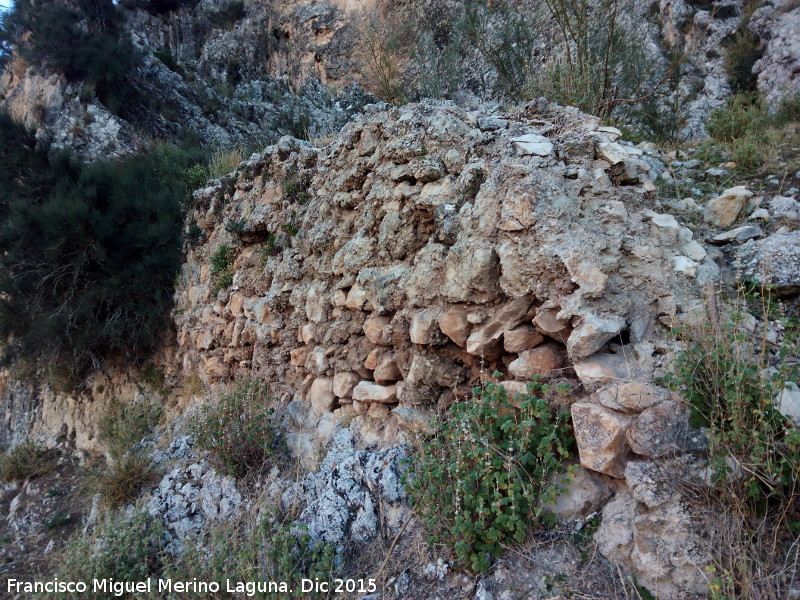 Castillo del Caballo - Castillo del Caballo. Muralla del Patio de Armas