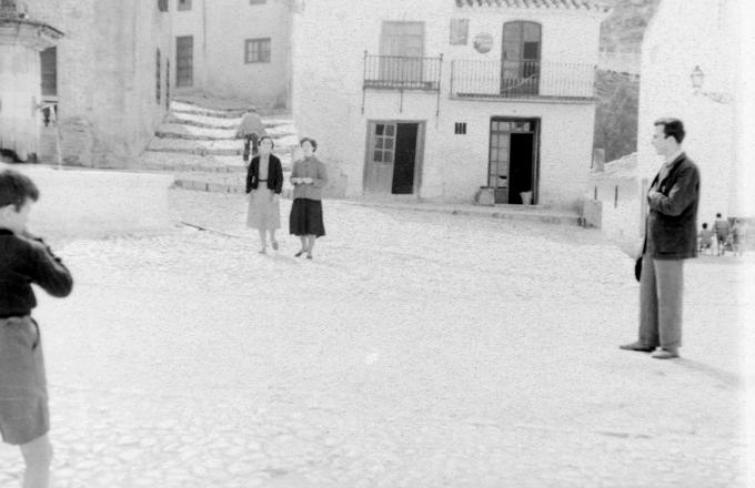 Plaza de la Constitucin - Plaza de la Constitucin. Foto antigua