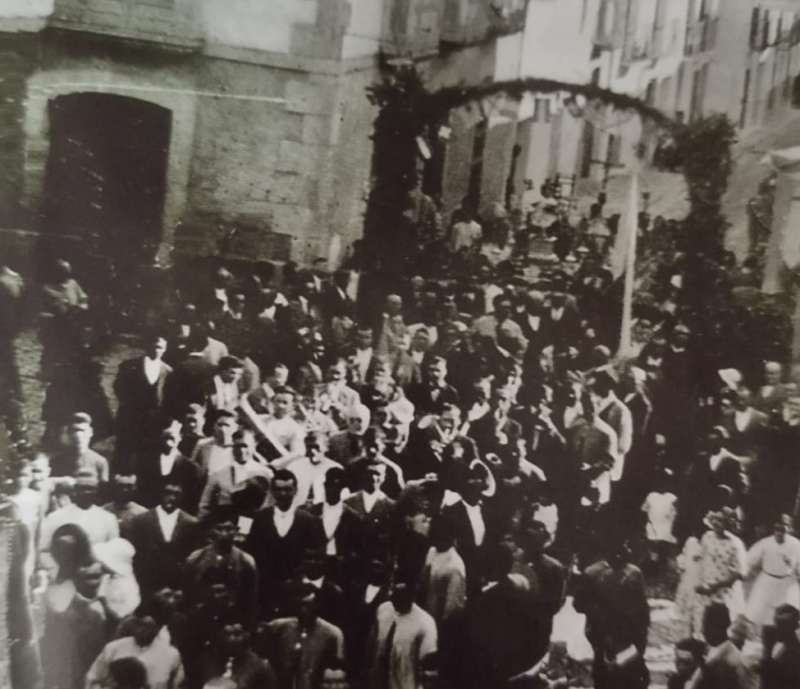 San Juan Bautista - San Juan Bautista. Foto antigua