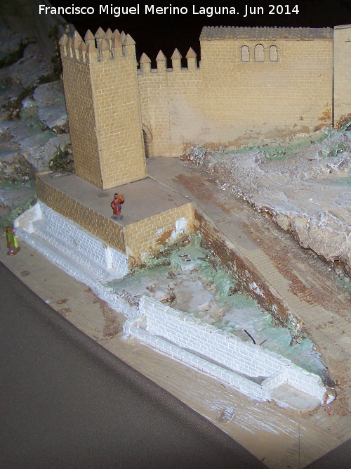 Pilar del Chiringote - Pilar del Chiringote. Maqueta