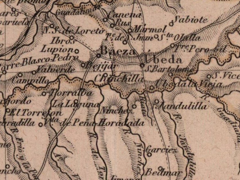 Aldea Santa Eulalia - Aldea Santa Eulalia. Mapa 1862