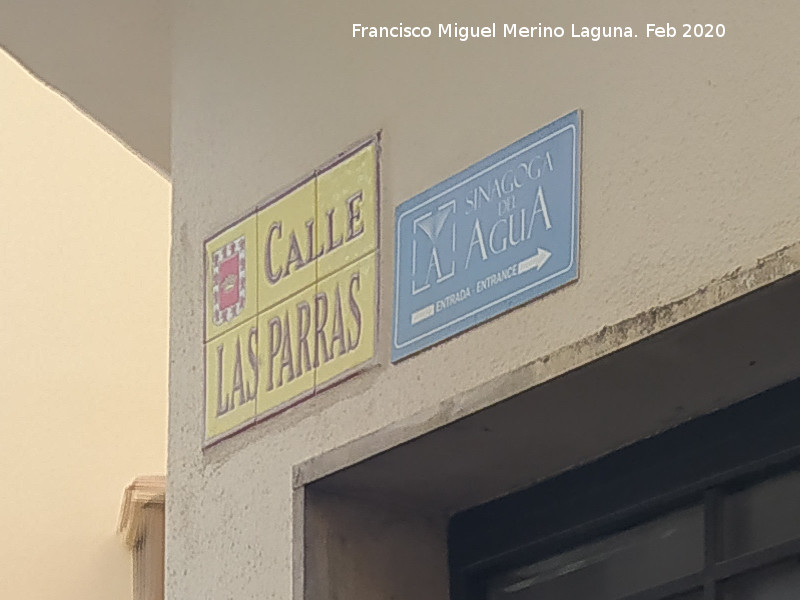 Sinagoga del Agua - Sinagoga del Agua. Cartel