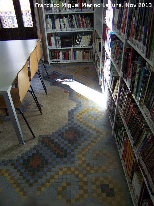 Casa de los Morales - Casa de los Morales. Mosaico de una de las habitaciones