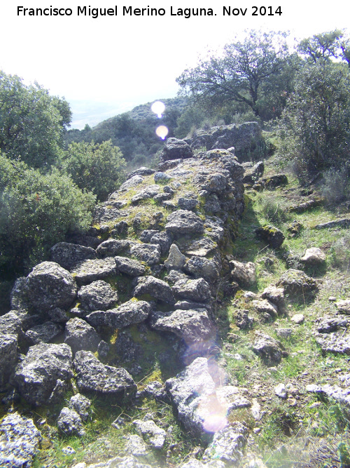 Fortn de la Camua - Fortn de la Camua. Muralla