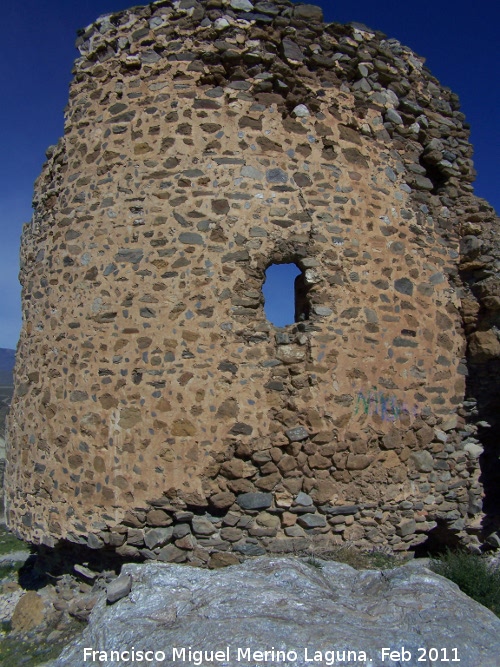 Castillo de Tabernas - Castillo de Tabernas. Torren circular