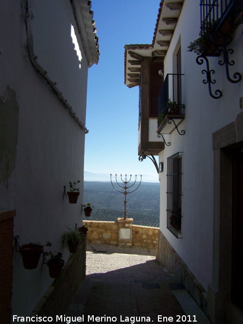 Judera de Arjona - Judera de Arjona. Final de la Calle Prioratos con la Menor