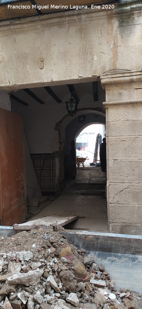 Casa de la Calle Teniente Ochando n� 6a - Casa de la Calle Teniente Ochando n� 6a. En obras