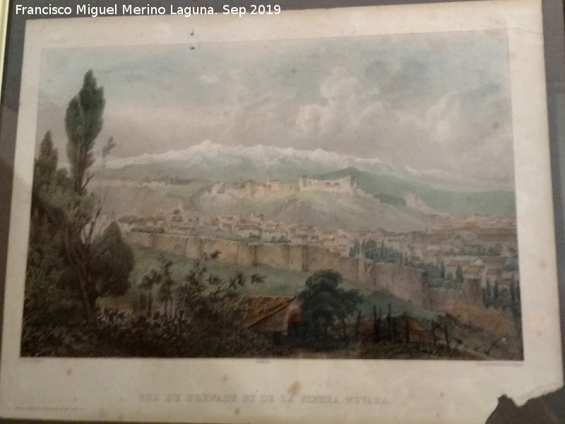 Historia de Granada - Historia de Granada. Litografa de Grault de Prangey 1833