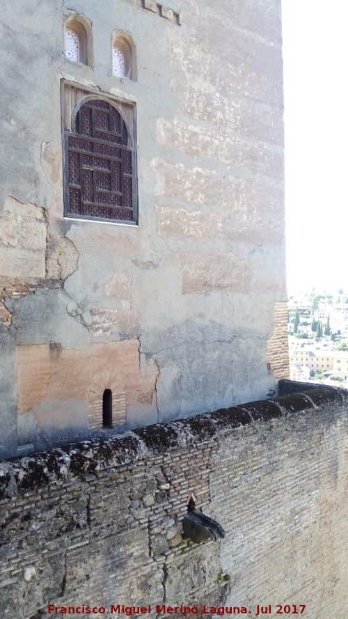 Alhambra. Torre de Comares - Alhambra. Torre de Comares. Terraza lateral