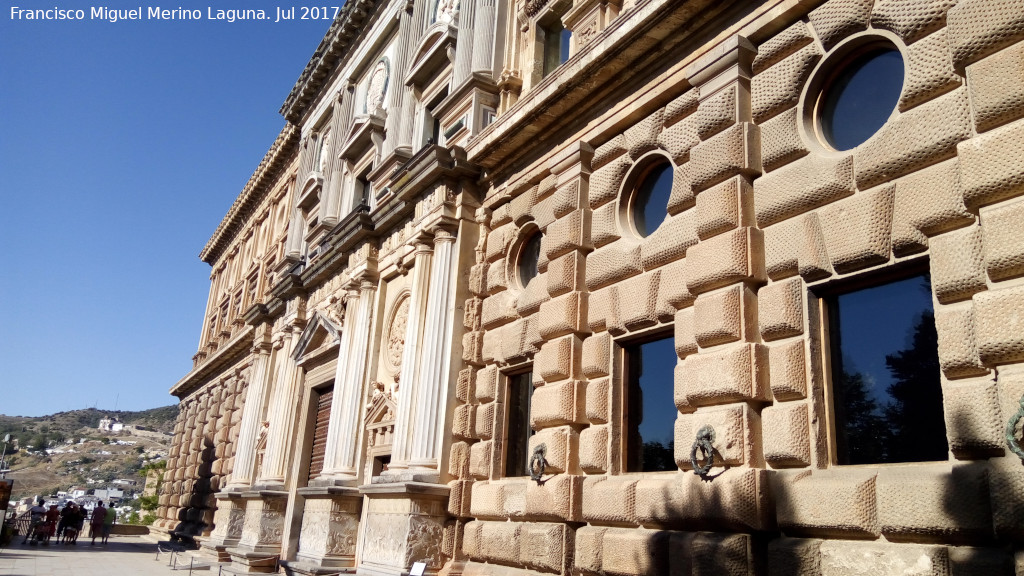 Alhambra. Palacio de Carlos V - Alhambra. Palacio de Carlos V. Fachada