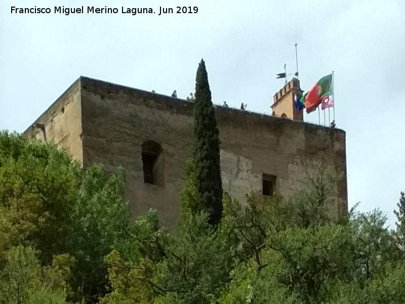 Alhambra. Torre de la Vela - Alhambra. Torre de la Vela. Desde el campanario de San Pedro y San Pablo