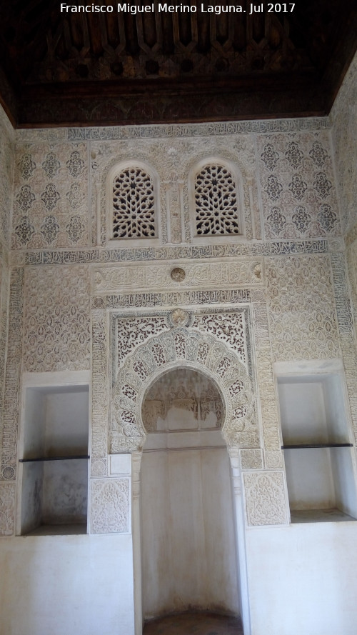 Alhambra. Oratorio del Partal - Alhambra. Oratorio del Partal. Mihrab