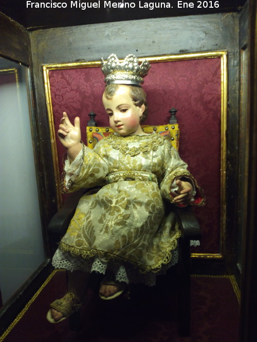 Convento de San Jos de Carmelitas Descalzas - Convento de San Jos de Carmelitas Descalzas. Nio Jess con el que celebr la Navidad San Juan de la Cruz. Siglo XVI. Museo de San Juan de la Cruz siglo XVI